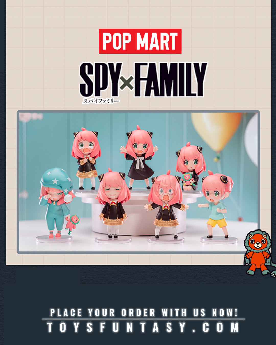 Spy x Family - POP MART - Anya Forger Blind Box of 6