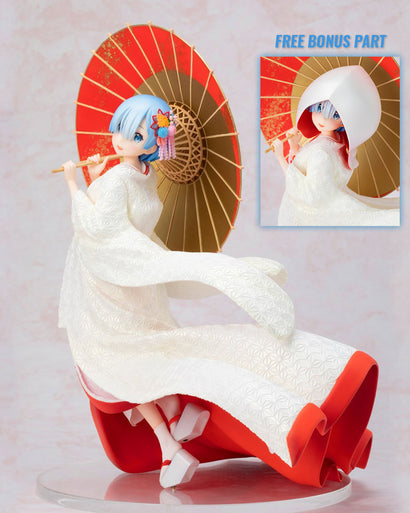 Re:Zero Starting Life in Another World - F:Nex - Rem (White Kimono Ver.) 1/7 Scale Figure