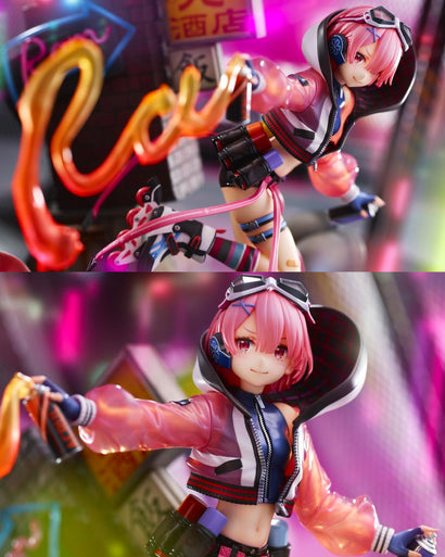 Re:Zero Starting Life in Another World - Shibuya Scramble Figure - Ram (Neon City Ver.) - Toys Funtasy