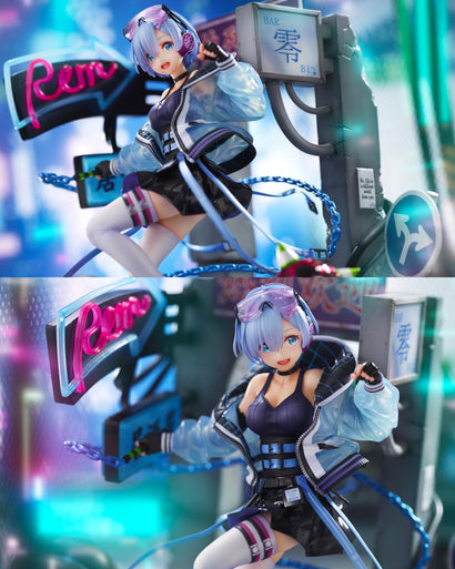 Re:Zero Starting Life in Another World - Shibuya Scramble Figure - Rem (Neon City Ver.) - Toys Funtasy